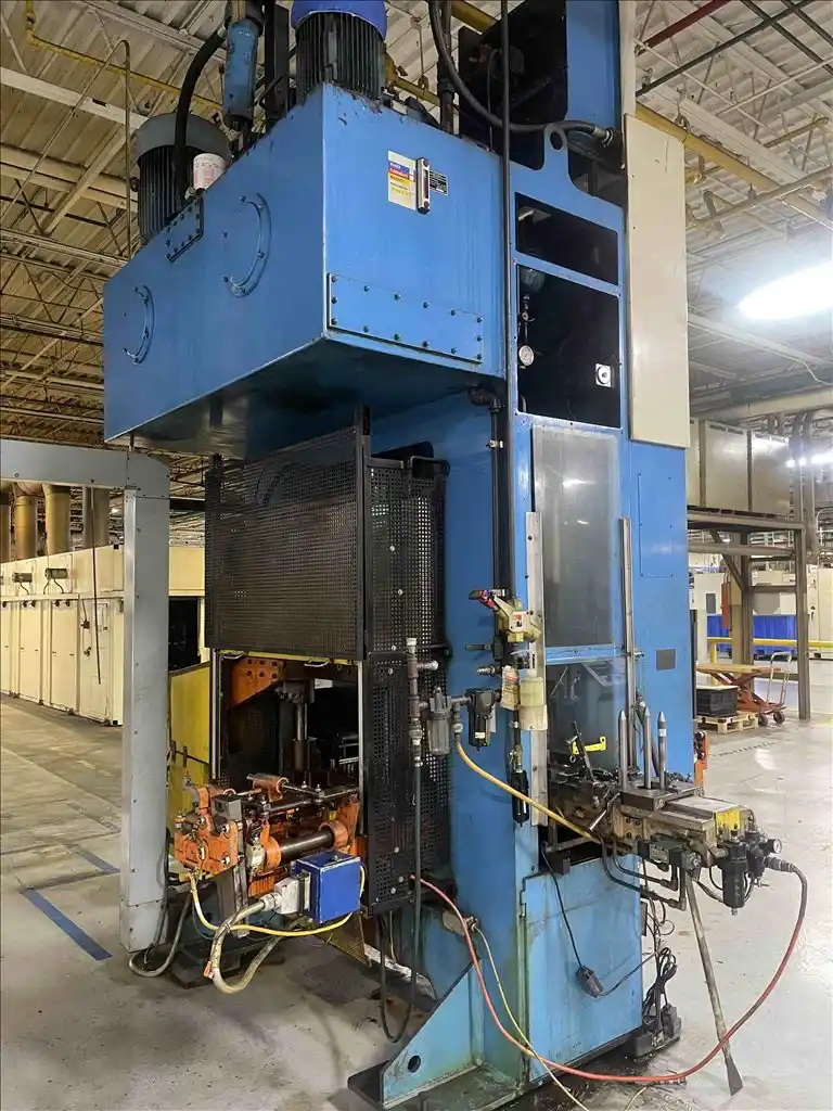 176 Ton, Lauffer #RPS160, hydraulic straight side press, 7.9" stroke, 19.7" daylight, S43011 - Image 8