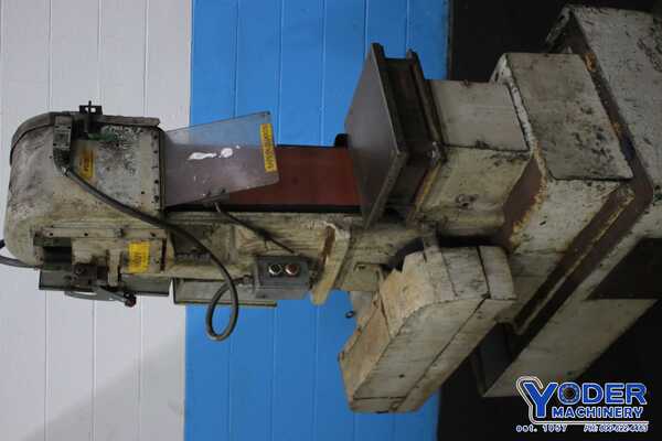 8" H.k. Porter #BG8, cable belt grinder, 107" length, 28" x13" table, 7-1/2 HP, #74615 - Image 8