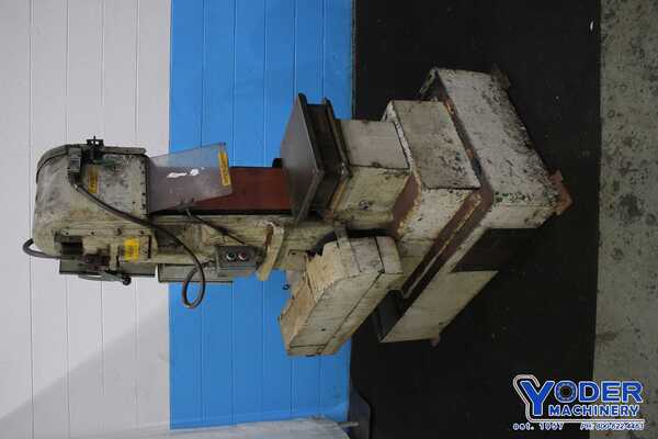 8" H.k. Porter #BG8, cable belt grinder, 107" length, 28" x13" table, 7-1/2 HP, #74615 - Image 9