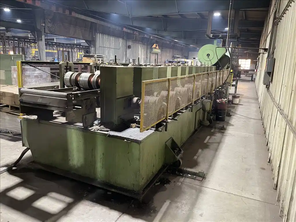 12 Stand, Bradbury #D3-30-12 Zee Purlin tooled, gear drive rollforming line,S43020 - Image 2