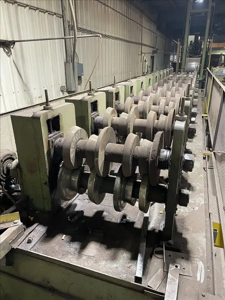 12 Stand, Bradbury #D3-30-12 Zee Purlin tooled, gear drive rollforming line,S43020 - Image 4
