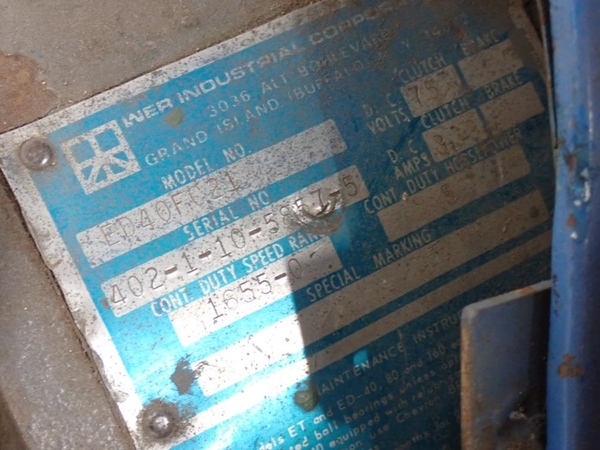 Stanford #142, 16" doctor rewinder, 20" max diameter, 1000 FPM, 5 HP, 1725 RPM - Image 6