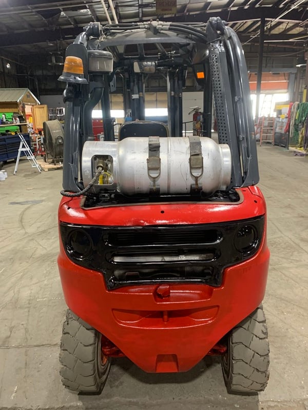 5000 lb. Linde #H25T, propane forklift, 30" forks, 2 stage mast, cushion tires - Image 8