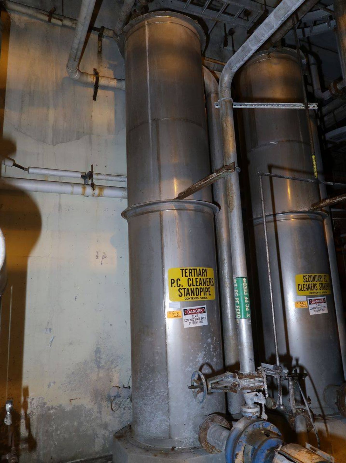 Apache, Stainless Steel secondary cleaner tanks, 3' D x 14' H (3 available) - Image 3