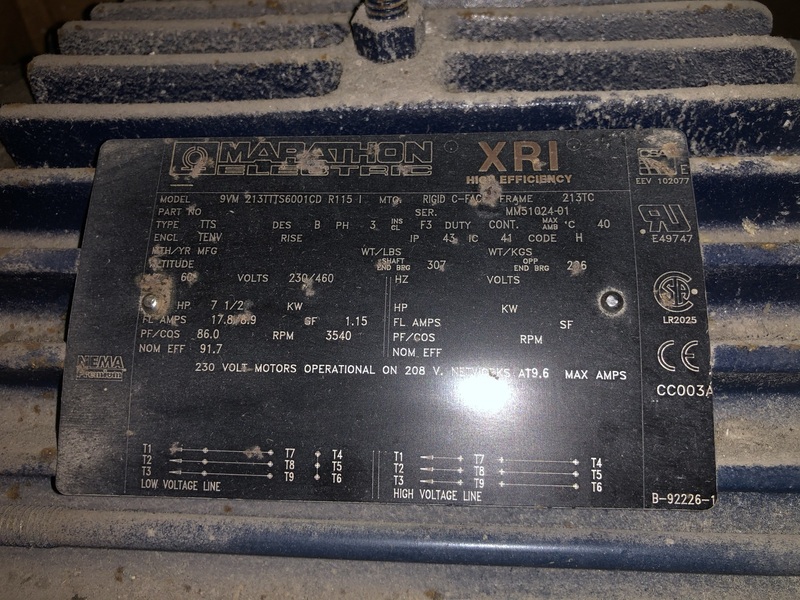 7.5 HP Fybroc Division, air compressor - Image 3