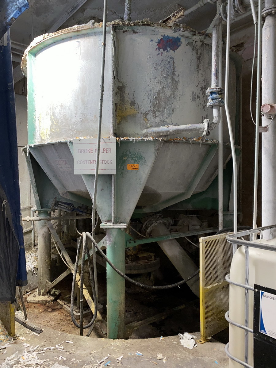 Voith, 16' x 10' finishing broke pulper, 75 HP drive, AB PanelView 1000 Control panel - Image 1