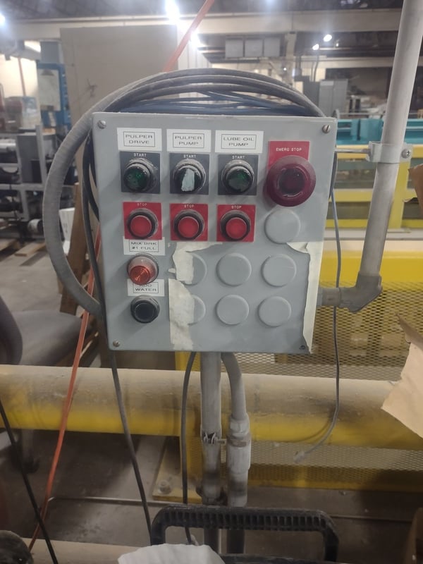 Voith, 16' x 10' finishing broke pulper, 75 HP drive, AB PanelView 1000 Control panel - Image 5