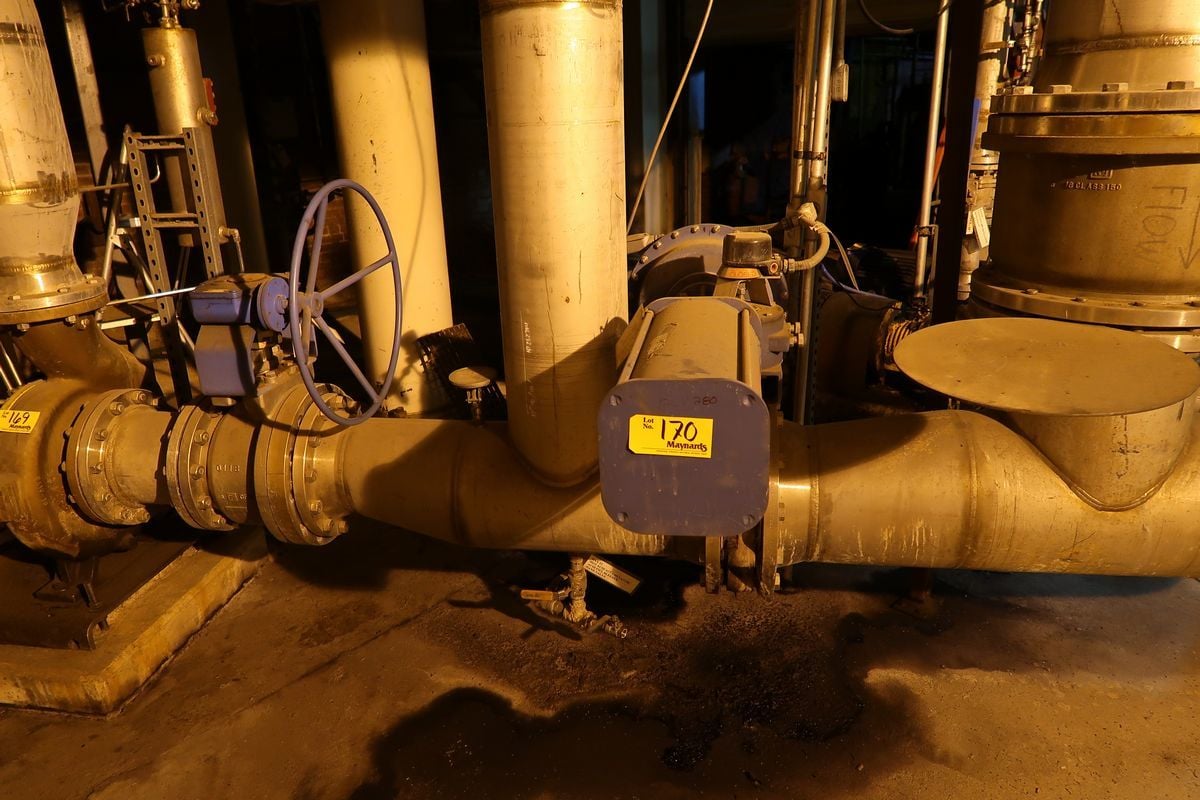 14" Dezurik, Stainless Steel pneumatic actuated valve - Image 1