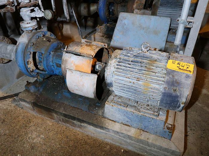Goulds #3196, centrifugal pump, 1.50x3-13, 15 HP - Image 1