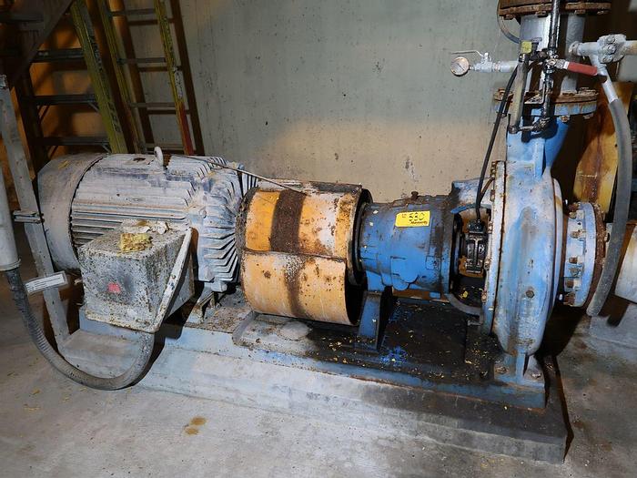 Goulds #3175H, Uniflow cleaner feed centrifugal pump, 316 Stainless Steel, 8x10-22, 150 HP - Image 1