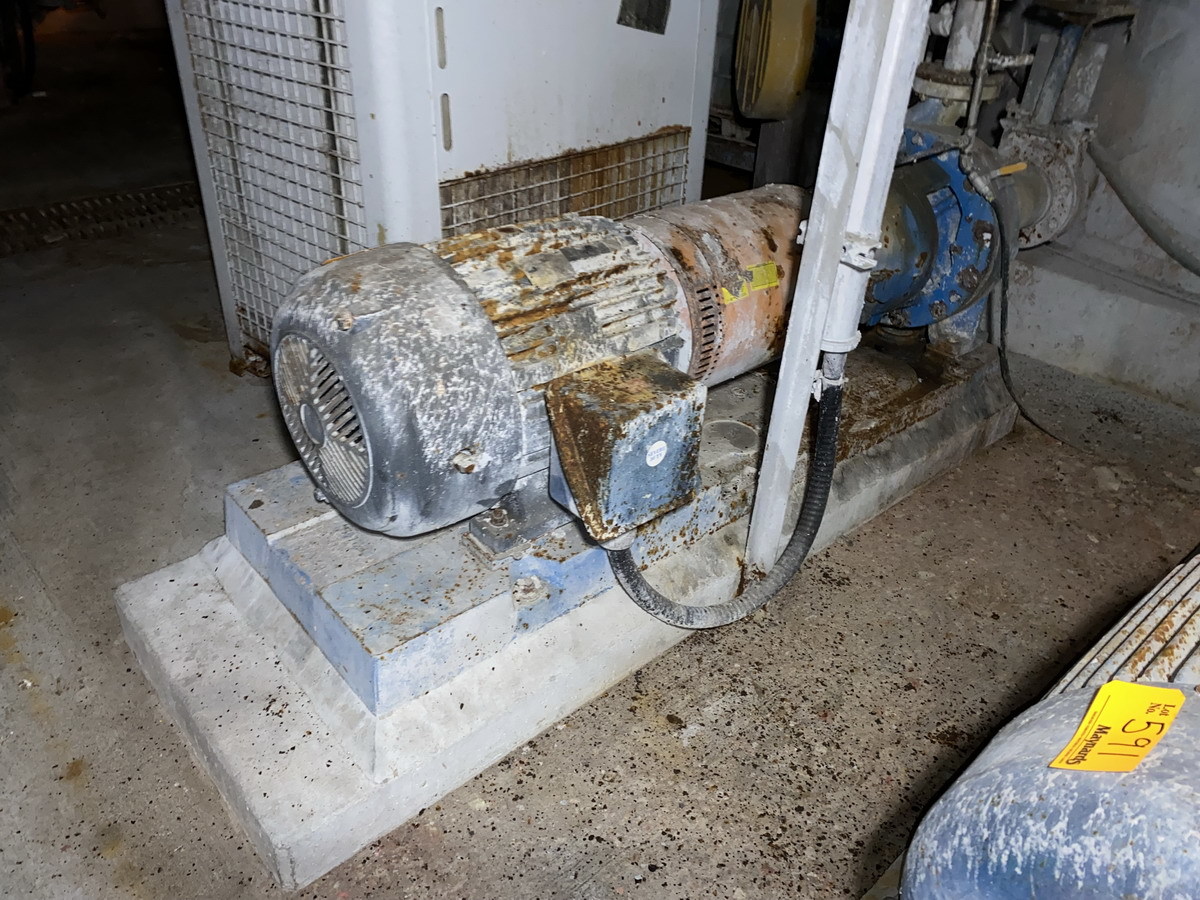 Goulds #3175S, centrifugal pump, 4x6-18, 100 HP motor - Image 1
