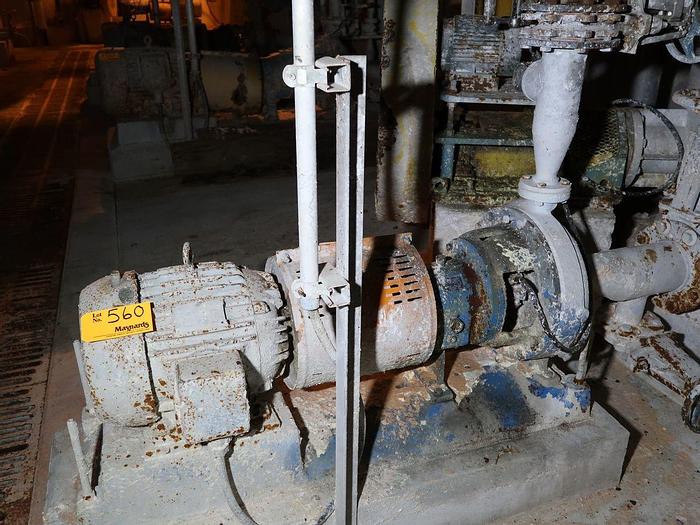 Goulds #3196MTX, centrifugal pump, 1.5x3-13, 15 HP - Image 1