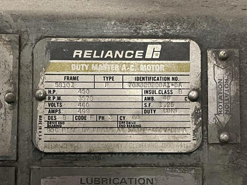 2145 cfm, 100 psig, Ingersoll-Rand Centac, 450 HP centrifugal air compressor - Image 5