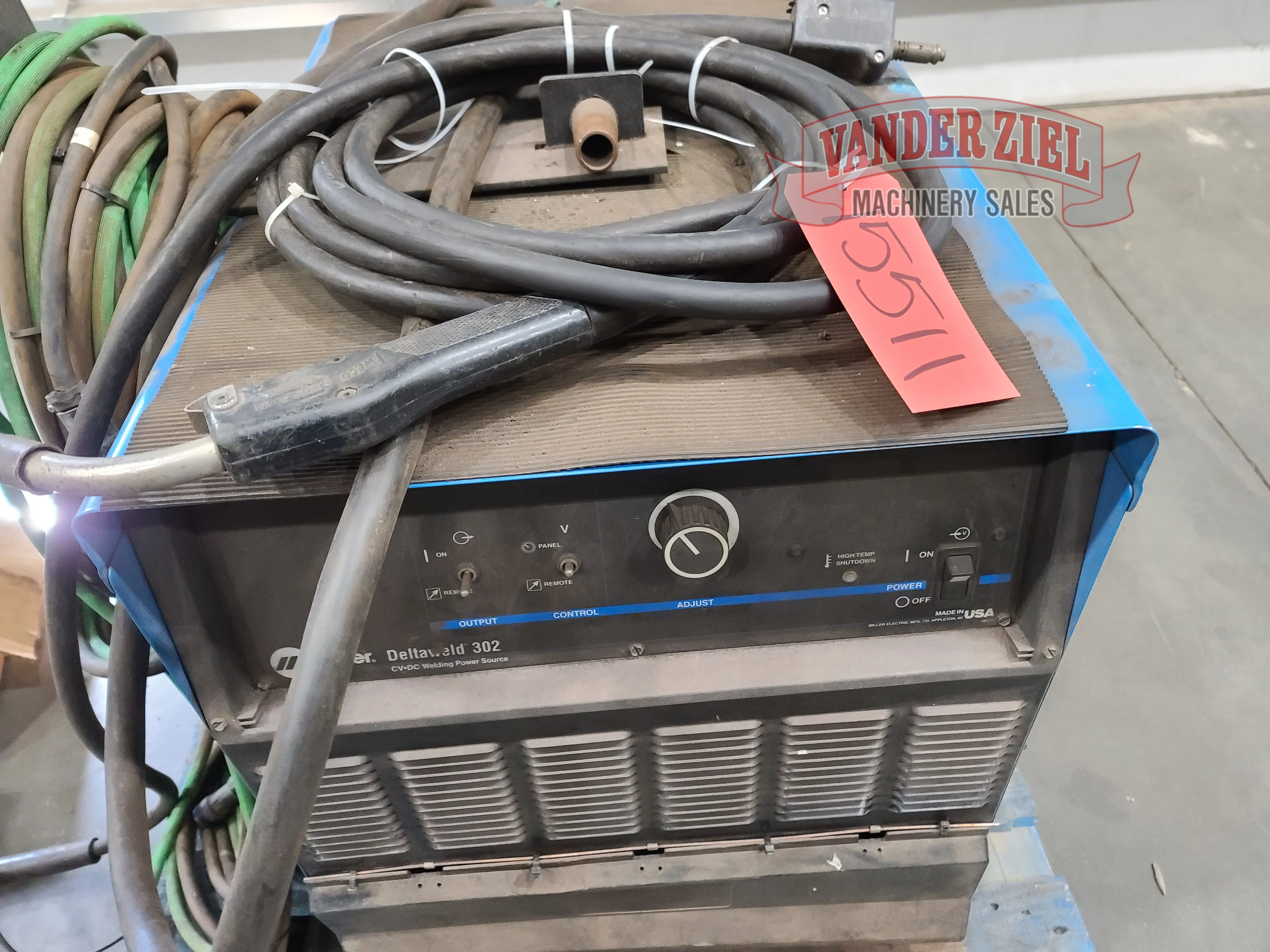 Miller #DeltaWeld-302, mig welder, #15511 - Image 6