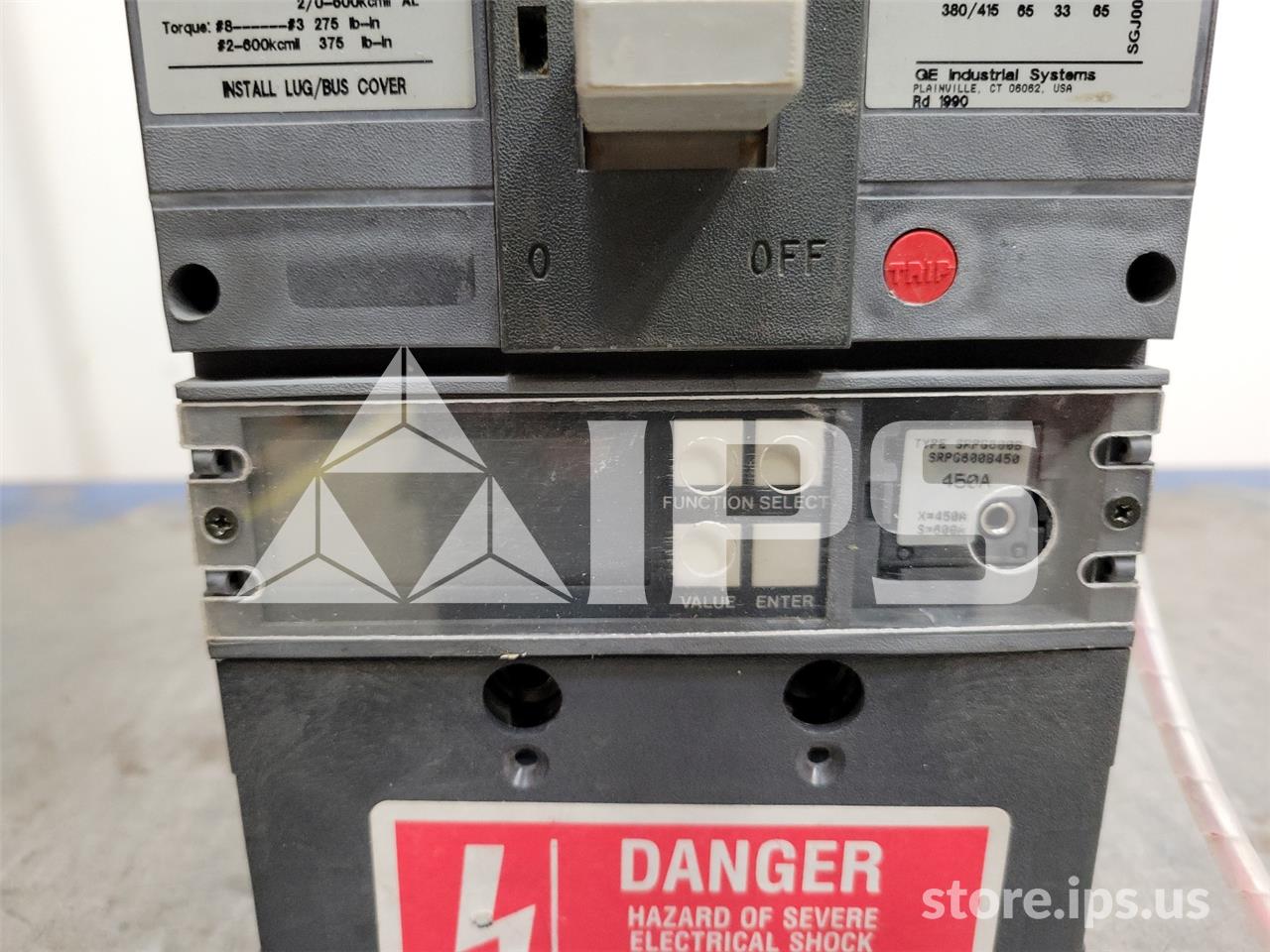GE Spectra Sgl Mccb Mvt Pm Lsig, 600 Amps Ct, 450 Amps Rp - Image 4