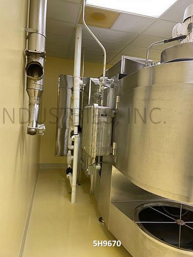 Fitzpatrick #FA150, 150 KG, Stainless Steel fluid bed, batch dryer, all 304 Stainless Steel with 2B finish - Image 2