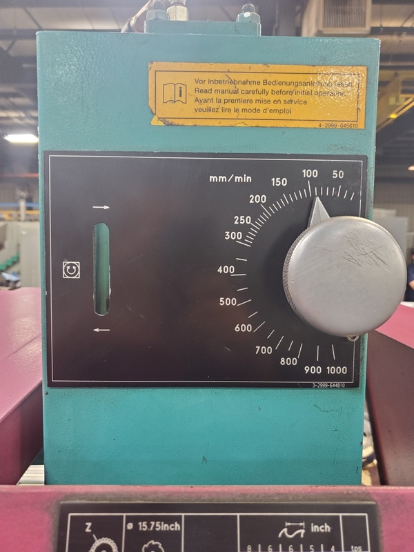 9.5" x 3.14" Kaltenbach #KKS-400-EC-NA, 17.7" blade, 5 HP, 39 IPM - Image 6