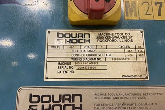 Bourn & Koch #200H Series II, 6-Axis CNC horizontal hobber, 8" dia x 60" lngth, 2003 - Image 7