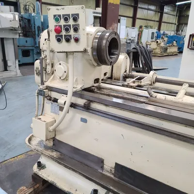 Lees-Bradner #SH-144, horizontal spline hobbing machine, 8" x144" cap., excellent, 1967 - Image 2