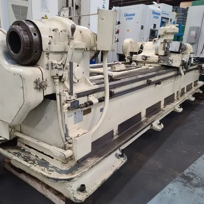 Lees-Bradner #SH-144, horizontal spline hobbing machine, 8" x144" cap., excellent, 1967 - Image 3