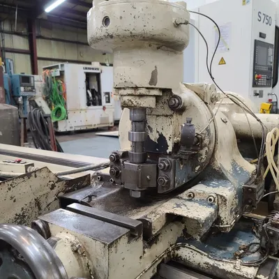Lees-Bradner #SH-144, horizontal spline hobbing machine, 8" x144" cap., excellent, 1967 - Image 5