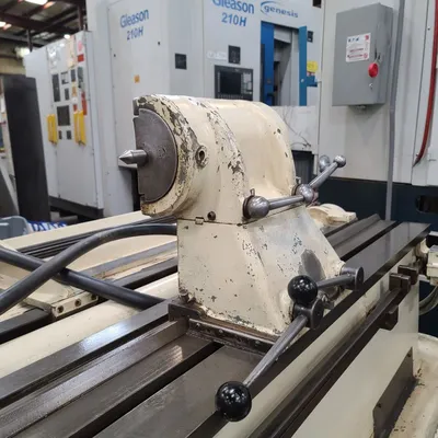 Lees-Bradner #SH-144, horizontal spline hobbing machine, 8" x144" cap., excellent, 1967 - Image 6