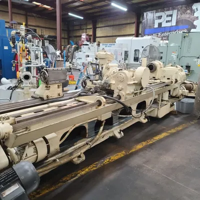 Lees-Bradner #SH-144, horizontal spline hobbing machine, 8" x144" cap., excellent, 1967 - Image 7