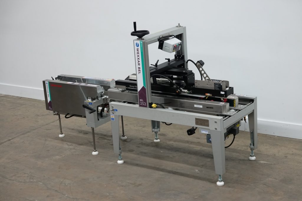 Wexxar / Belcor #505 / 252 uniform, semi automatic case erector / pack station with top and bottom case - Image 1