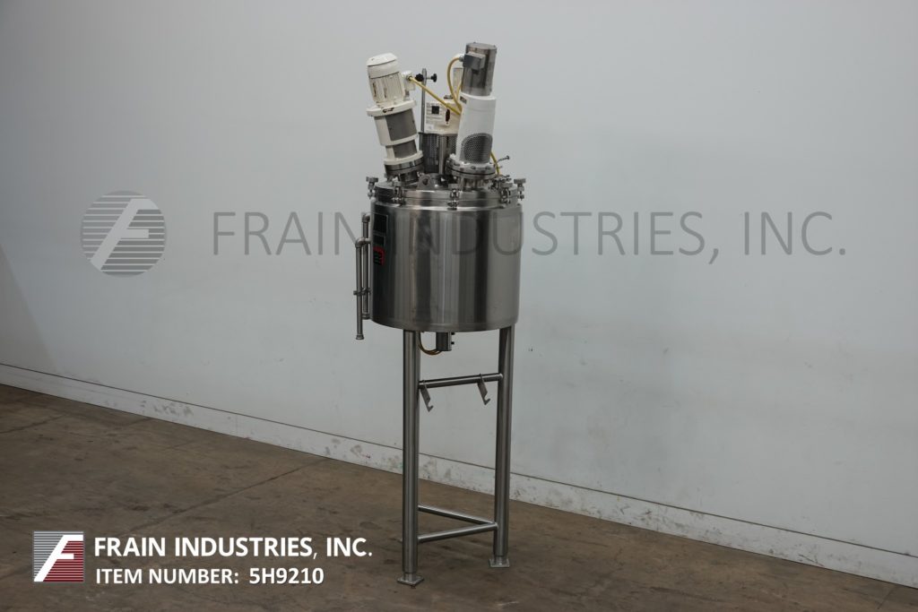 50 gallon Lee #50U75, 316 Stainless Steel jacketed and vacuum process tank, vessel dimensions: 30" diameter x - Image 5