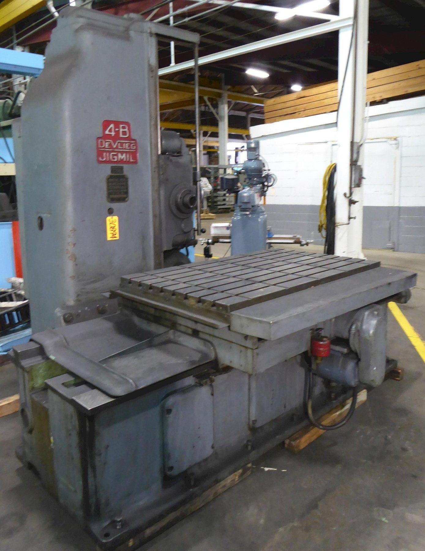 4" DeVlieg #4B-60, 48" vertical travel, #50, 10 HP - Image 3