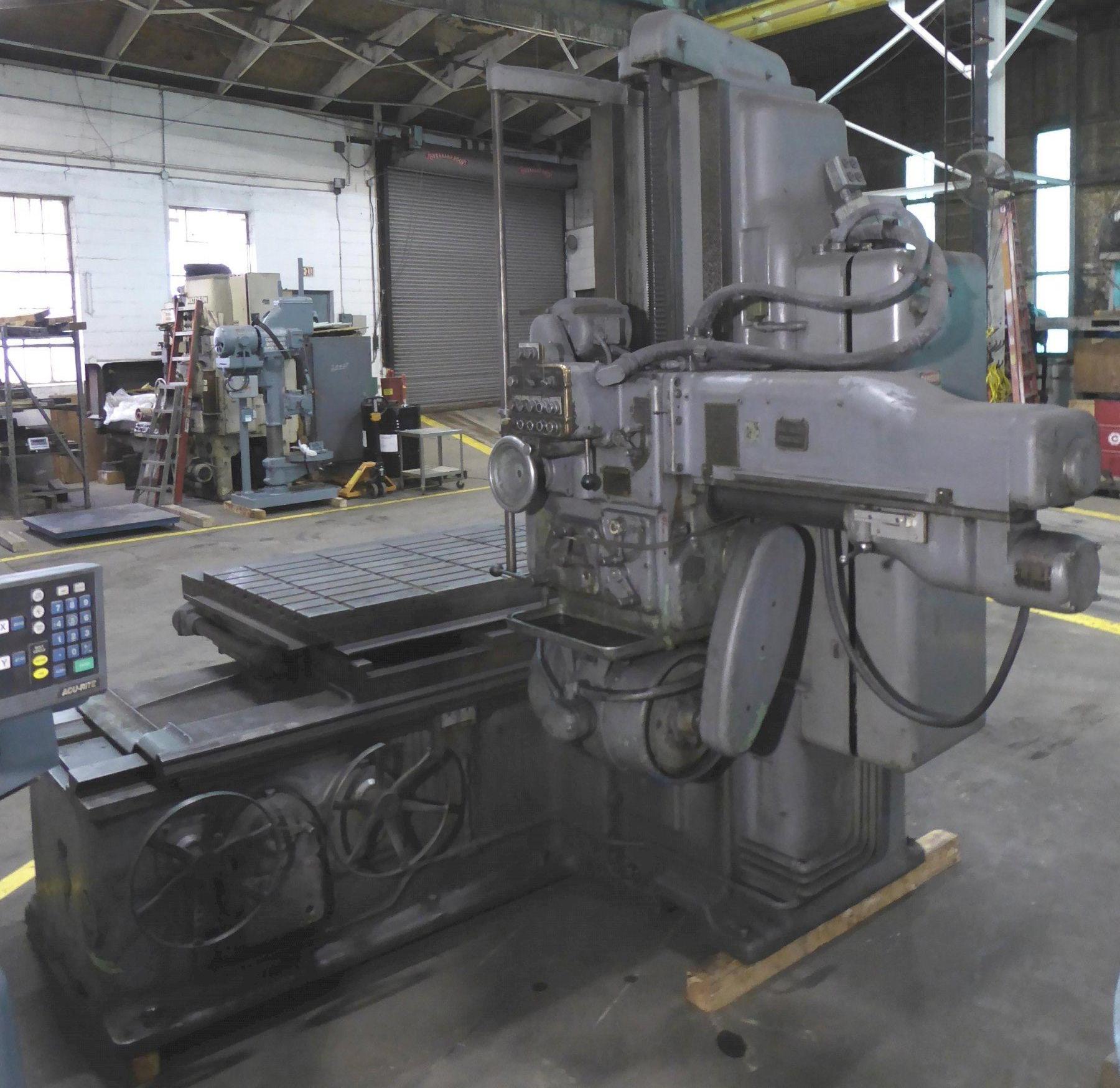 4" DeVlieg #4B-60, 48" vertical travel, #50, 10 HP - Image 7