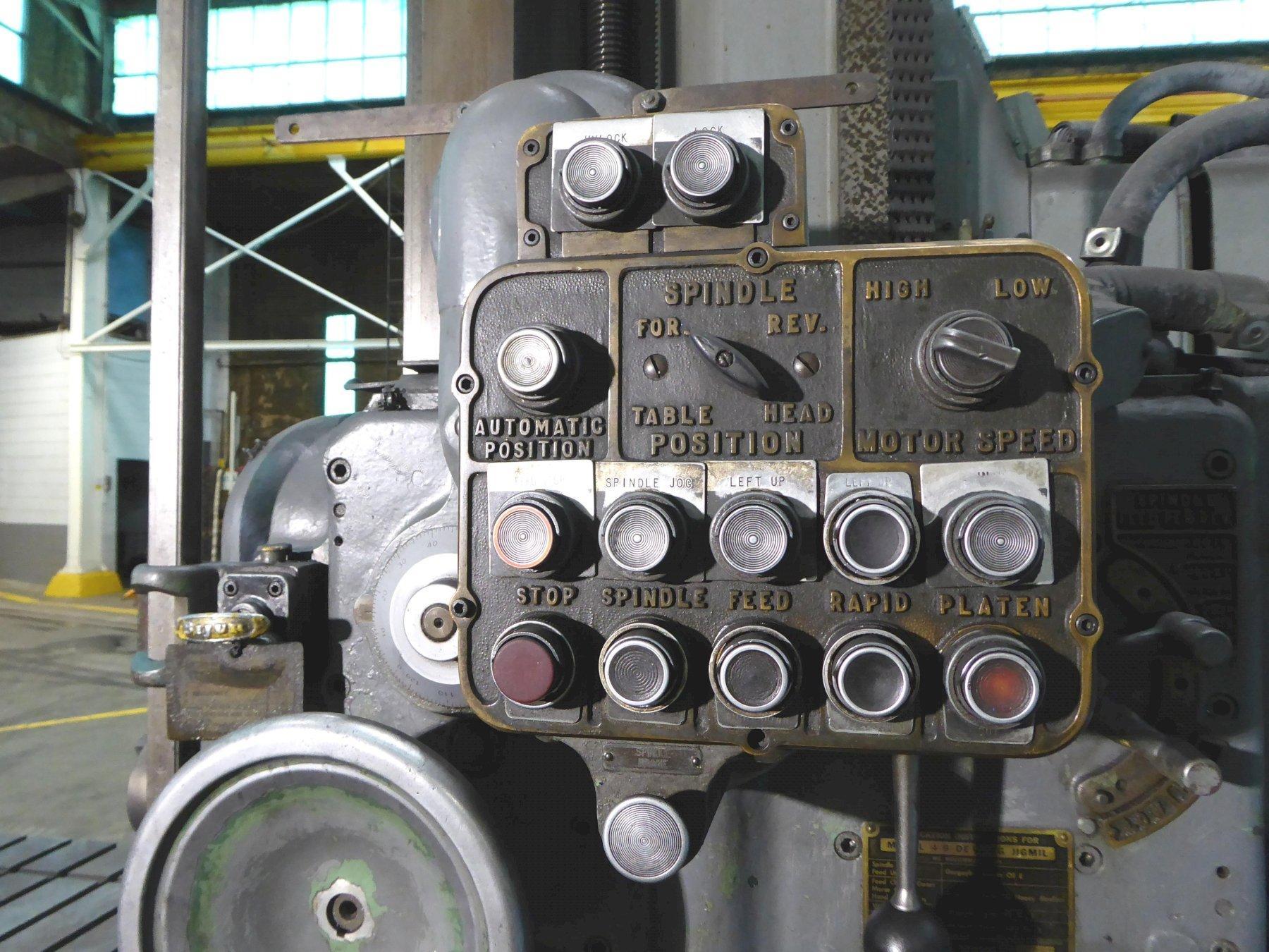 4" DeVlieg #4B-60, 48" vertical travel, #50, 10 HP - Image 8