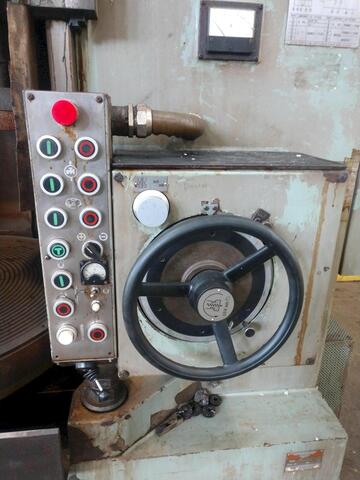Shibura #KRTC-11A, rotary surface grinder, 42.5" chuck, 22" wheel, coolant, magnetic seperator, automatic - Image 6