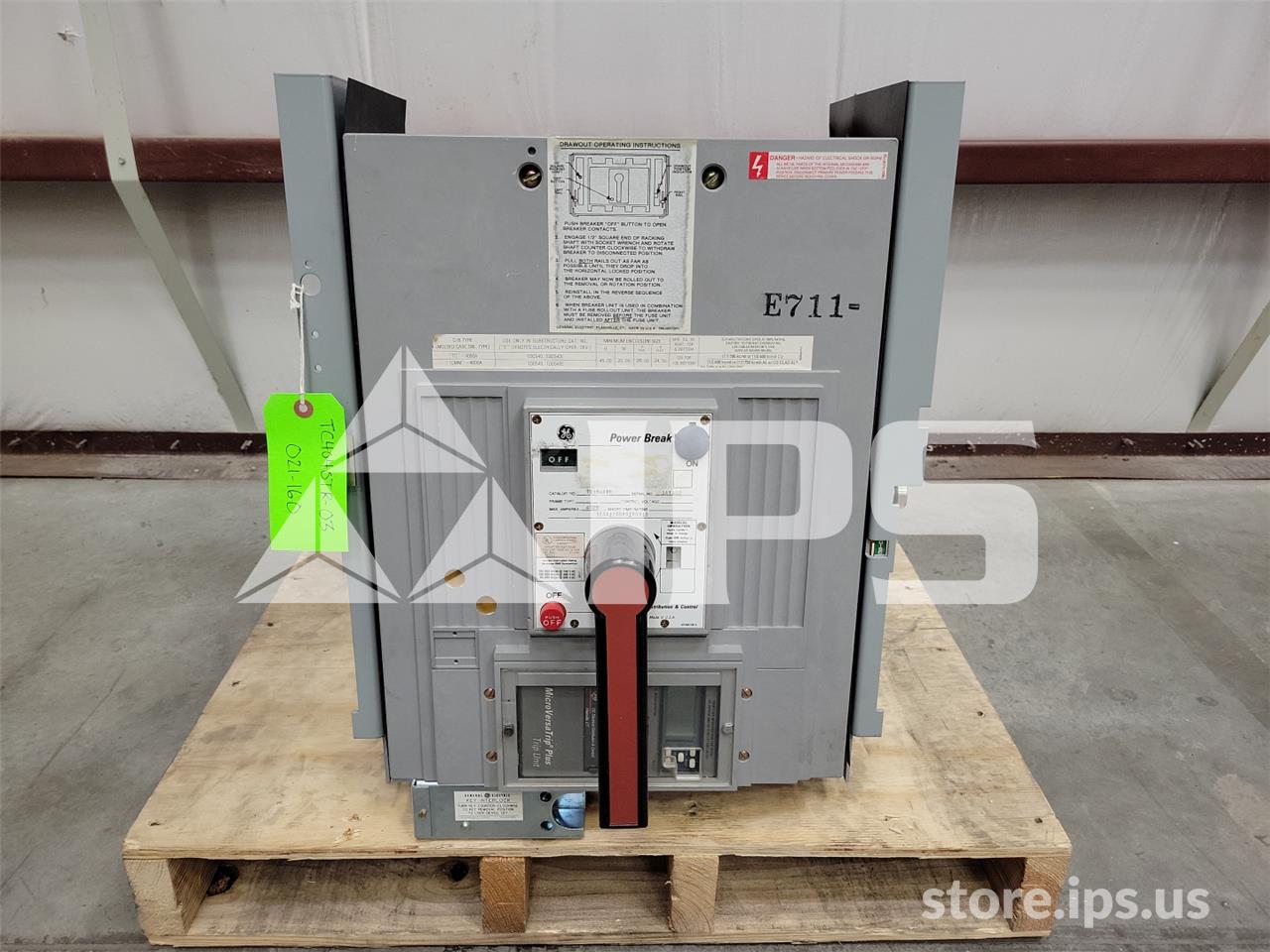 4000 Amps GE Tc Power Break Mo/do (tc4040) Mvt Plus Lsi, 4000 Amps Ct, 4000 Amps Rp - Image 1