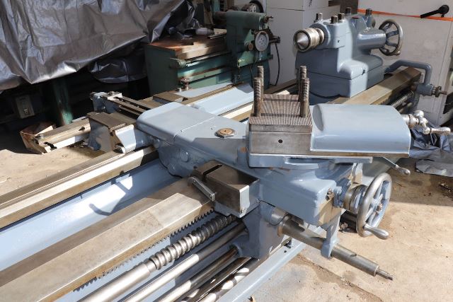 32"/60" x 144" LeBlond, Sliding Gap Bed, 15" 3-Jaw chuck, 8-400 RPM, 2.25" thru hole, thread - Image 7
