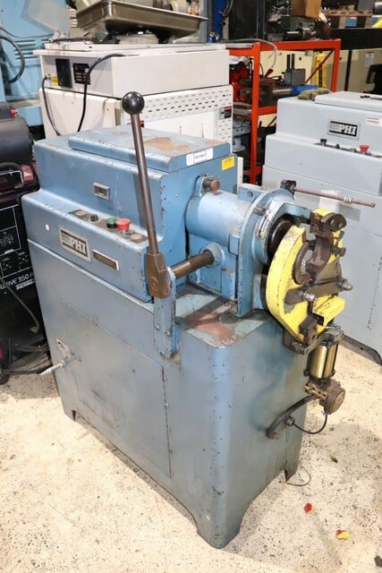 3" PHI #3CPV, End Finisher, Flip up safety cage, Air operated clamp system - Image 1