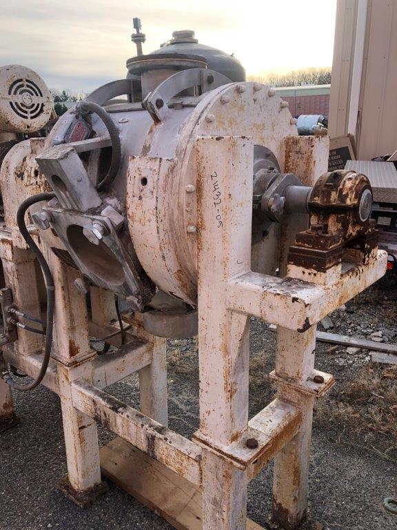 J.h. Day, 90 liter Stainless Steel jacketed turbulent mixer, 7 HP, center bottom discharge - Image 4