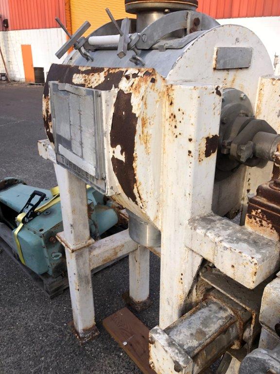 J.h. Day, 90 liter Stainless Steel jacketed turbulent mixer, 7 HP, center bottom discharge - Image 5