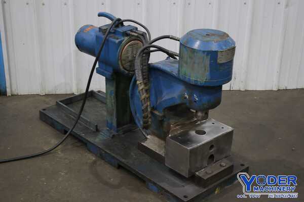100 Ton, Whitney #790-050, portable hydraulic punch w/pump, 6-1/4" throat, 1/2 HP, #74700 - Image 1