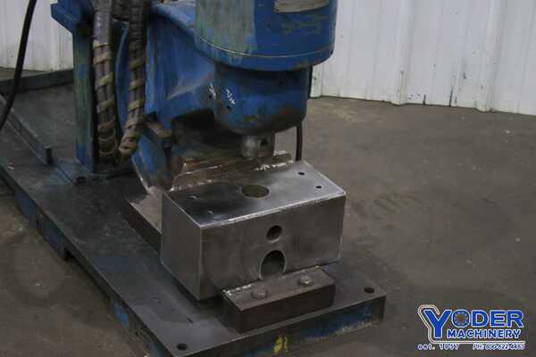 100 Ton, Whitney #790-050, portable hydraulic punch w/pump, 6-1/4" throat, 1/2 HP, #74700 - Image 3