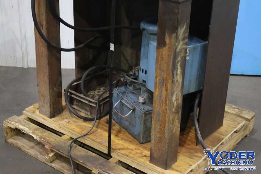 100 Ton, Whitney #790-050, portable hydraulic punch w/pump, 6-1/4" throat, 1/2 HP, #74700 - Image 6