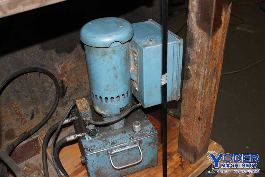 100 Ton, Whitney #790-050, portable hydraulic punch w/pump, 6-1/4" throat, 1/2 HP, #74700 - Image 8