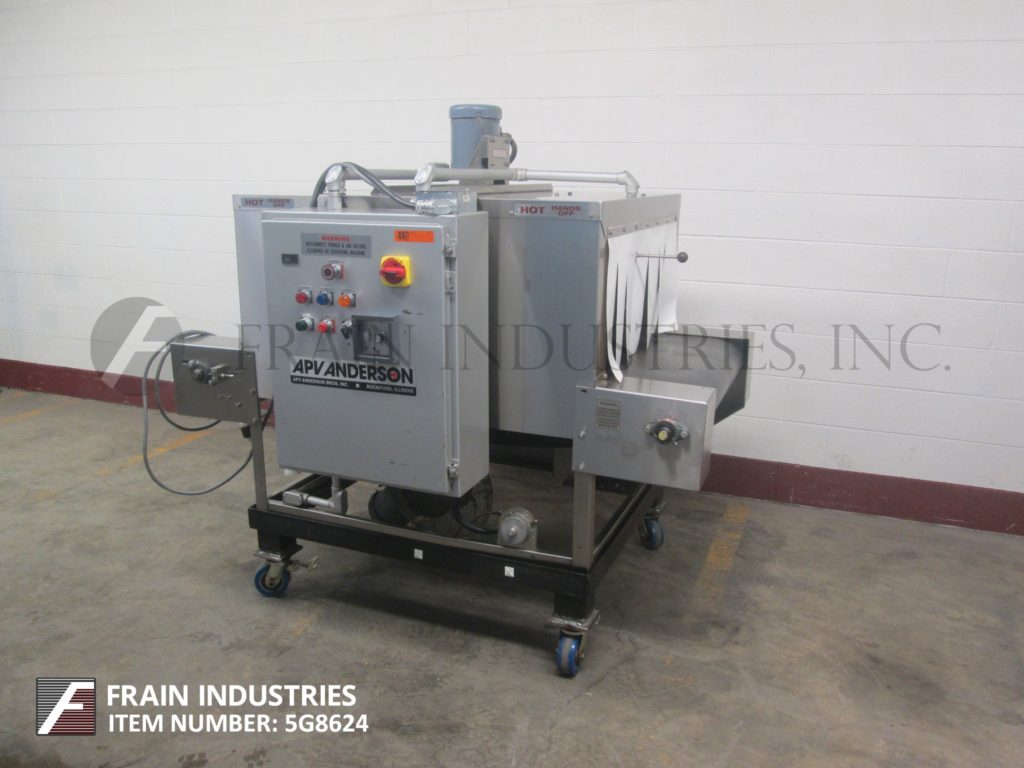 APV Anderson #486-5, stainless steel single zon, mounted on (4) legs with casters - Image 1