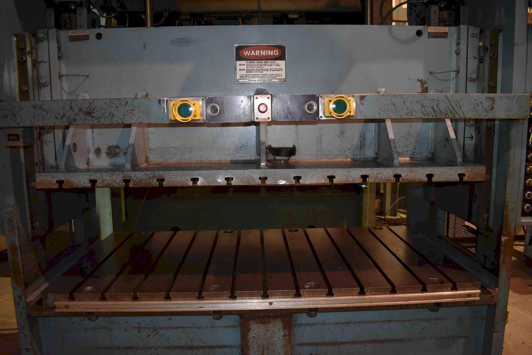 150 Ton, Niagara #PN-150-84-42, straight side double crank, 6" stroke, 16" Shut Height, 84" x42" bed, 20" - Image 4
