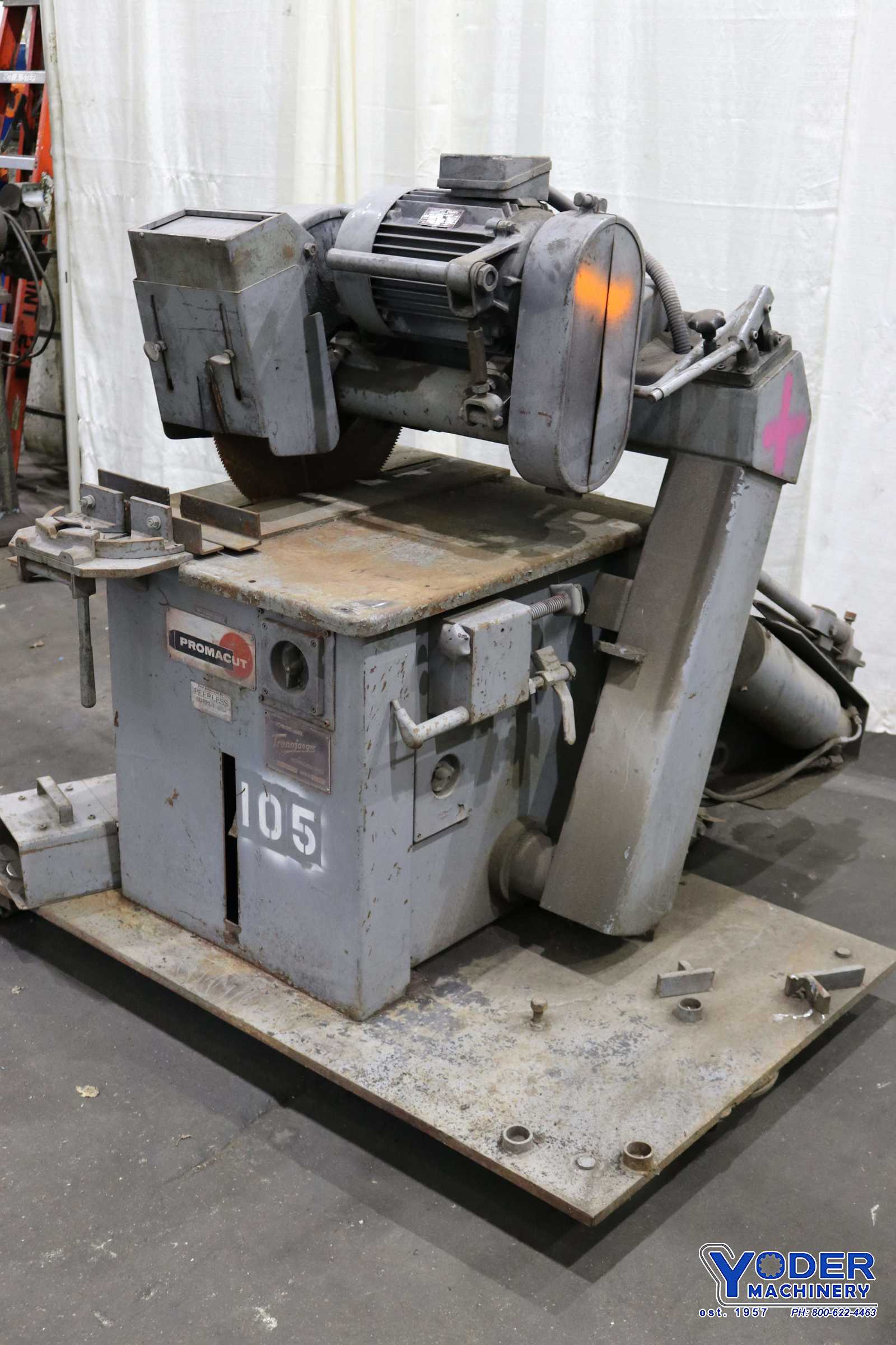 Trennjaeger / Promocut #16/60/10H cold saw, 20" dia.blade, 27" table, 10/20 HP, #72479 - Image 1