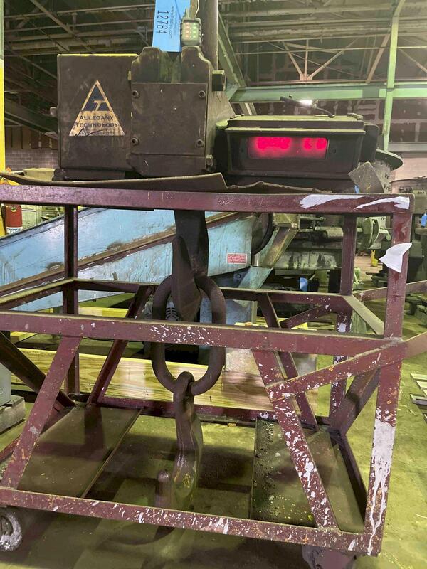 30 Ton, 60000 lb., Allegany Technology #C-60K, crane scale, with remote control, s/n 8743 - Image 2