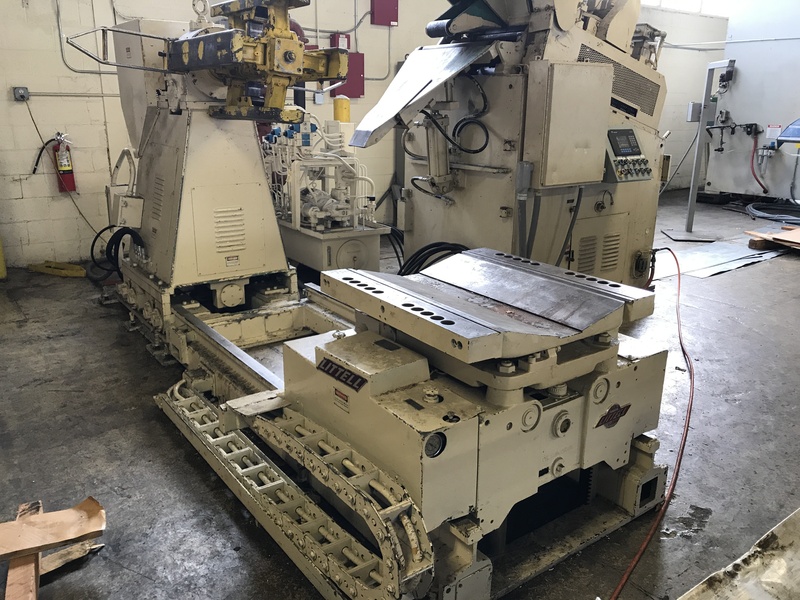 10000 lb. Littell #90-30 / S200, coil reel w/ coil car & straightener, 30" W, 60" OD, 20"-24" ID, hydraulic - Image 8