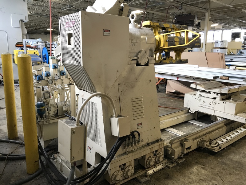 10000 lb. Littell #90-30 / S200, coil reel w/ coil car & straightener, 30" W, 60" OD, 20"-24" ID, hydraulic - Image 10