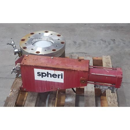 8" Clyde Bergemann, pneumatics spheri dome spherical valve, #07732 - Image 3