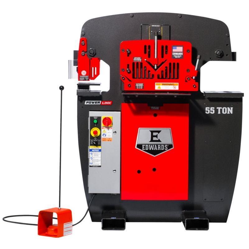 4" x 4" x 1/4" Edwards #55-TON, 50 ton, 5 HP, 1725 RPM, NEW - Image 1